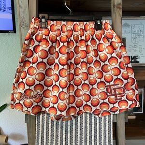 Inaka Power men’s retro print mesh athletic shorts size small